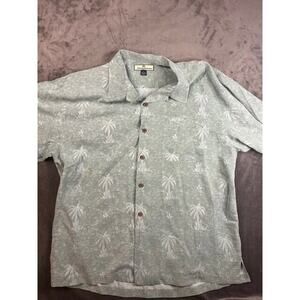 Tommy Bahama‎ Men's XL 100% SILK Short Sleeve Button Up Shirt